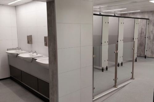 Ladies Shower/toilet area refurbished